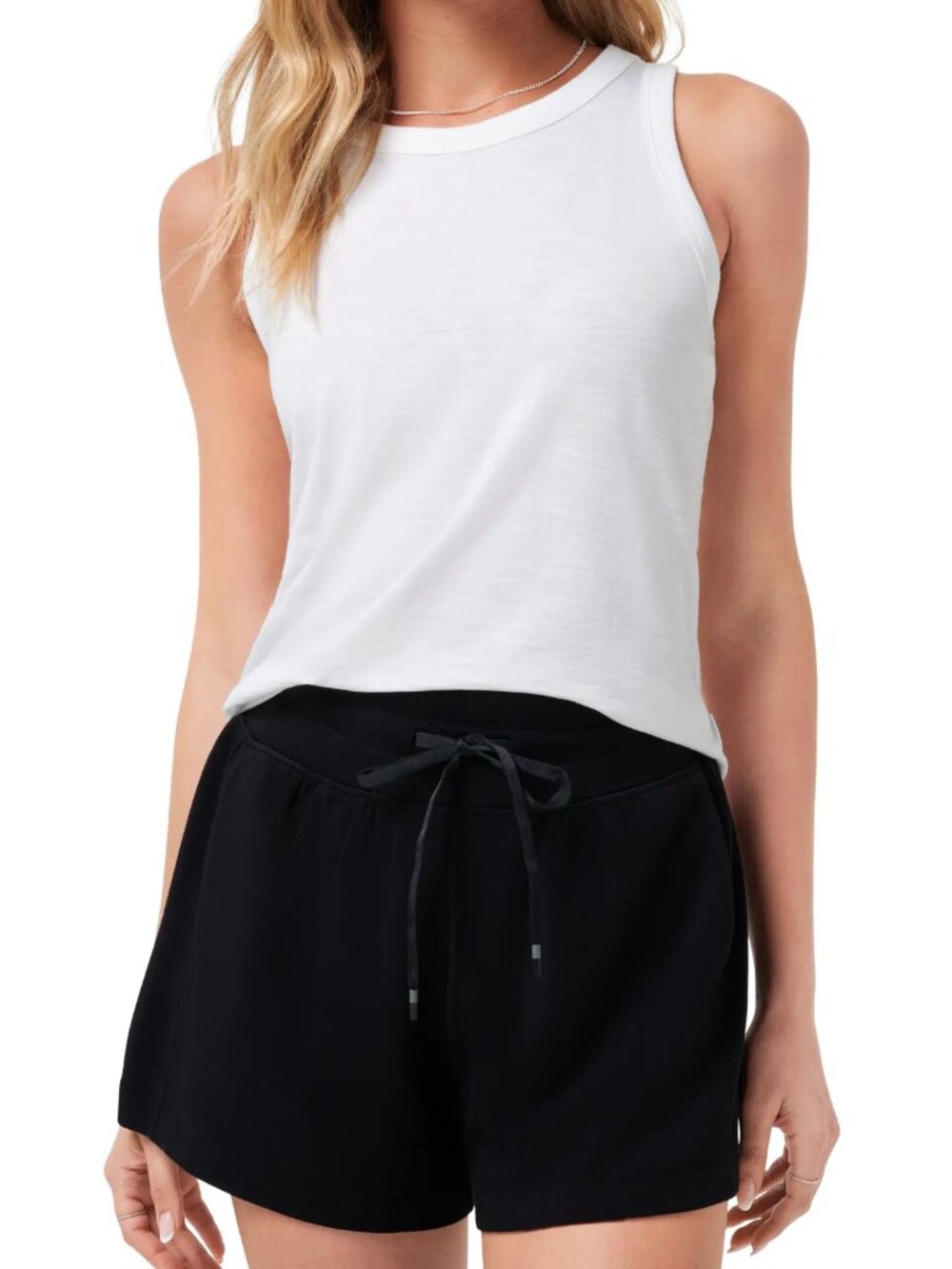 TravisMathew Cloud 2.0 Cotton Tank Travis Mathew Women's S, Heather White - Picture 15 of 15
